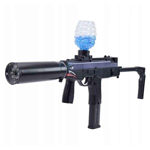 اسباب بازی تفنگ شارژی تیر ژله ای لیزردار مدل MP9 _اسباب بازی تفنگ