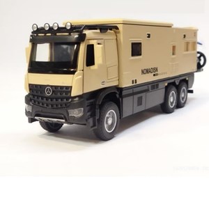 اسباب بازی ماشین کامیون کمپر مرسدس بنز نخودی مقیاس 1:24 BENZ NOMADISN _اسباب بازی ماشین