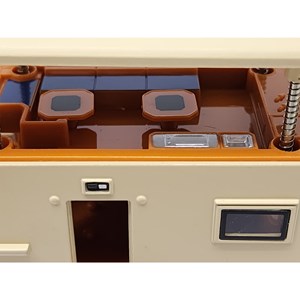 اسباب بازی ماشین کامیون کمپر مرسدس بنز نخودی مقیاس 1:24 BENZ NOMADISN _اسباب بازی ماشین