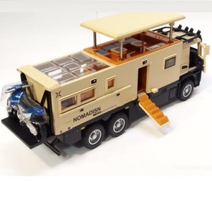 اسباب بازی ماشین کامیون کمپر مرسدس بنز نخودی مقیاس 1:24 BENZ NOMADISN _اسباب بازی ماشین