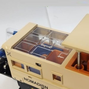 اسباب بازی ماشین کامیون کمپر مرسدس بنز نخودی مقیاس 1:24 BENZ NOMADISN _اسباب بازی ماشین