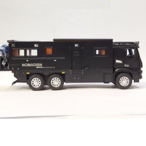 اسباب بازی ماشین کامیون کمپر مرسدس بنز مشکی مقیاس 1:24 BENZ NOMADISN_اسباب بازی ماشین