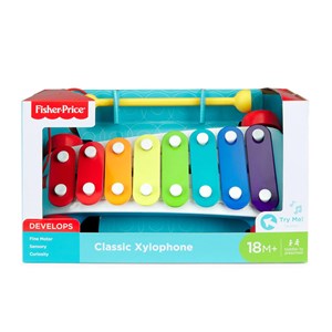 اسباب بازی آموزشی زایلافون Fisher Price (بلز) مدل Mattel - Fisher Price - Classic Xylophone_اسباب بازی موسیقی