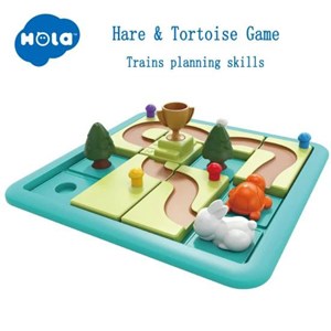 پازل خرگوش و لاک پشت هولی تویز مدل Hola Toys E7987_اسباب بازی لگو