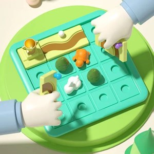 پازل خرگوش و لاک پشت هولی تویز مدل Hola Toys E7987_اسباب بازی لگو