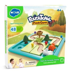 پازل خرگوش و لاک پشت هولی تویز مدل Hola Toys E7987_اسباب بازی لگو