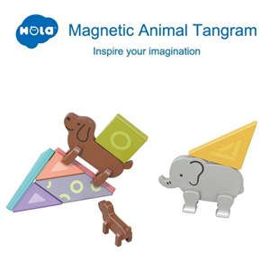 پازل مگنتی حیوانات هولی تویز مدل Hola Toys E7982_اسباب بازی لگو