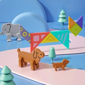 پازل مگنتی حیوانات هولی تویز مدل Hola Toys E7982_اسباب بازی لگو