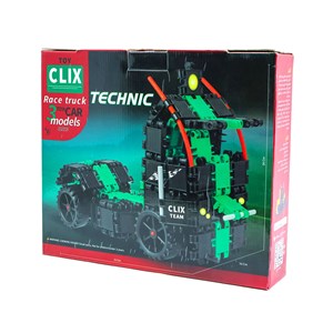 اسباب بازی ساختنی کامیون مسابقه 158 قطعه کلیکس توی CLIX TOY _اسباب بازی لگو