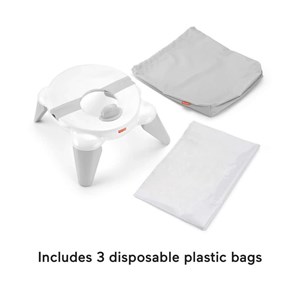 توالت فرنگی مسافرتی کودک مدل Mattel - Fisher Price - 2-In-1 Travel Potty_اسباب بازی نوزادی