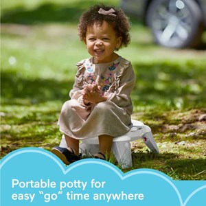 توالت فرنگی مسافرتی کودک مدل Mattel - Fisher Price - 2-In-1 Travel Potty_اسباب بازی نوزادی