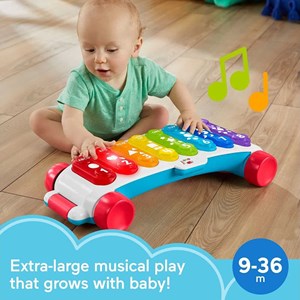 زایلافون بزرگ آموزشی مدل Mattel - Fisher Price - Giant Light Up Xylophone_اسباب بازی موسیقی