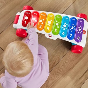 زایلافون بزرگ آموزشی مدل Mattel - Fisher Price - Giant Light Up Xylophone_اسباب بازی موسیقی