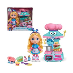 عروسک آلیس در سرزمین عجایب همراه با فر جادویی مدل Disney - Disney Junior - Alice's Wonderland Bakery Alice Doll and Magical Oven Set_اسباب بازی عروسک دخترانه