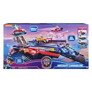  ناو هواپیمابر سگ‌ های نگهبان Paw Patrol مدل Spin Master - Paw Patrol - The Mighty Movie, Aircraft Carrier HQ Playset_اسباب بازی اکشن فیگور