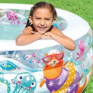 استخر بادی عمیق با طرح آکواریوم اینتکس intex_اسباب بازی ورزشی