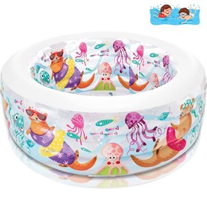 استخر بادی عمیق با طرح آکواریوم اینتکس intex_اسباب بازی ورزشی