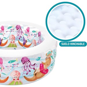 استخر بادی عمیق با طرح آکواریوم اینتکس intex_اسباب بازی ورزشی