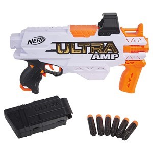 اسباب بازی تفنگ نرف Nerf مدل Hasbro - Nerf - Ultra Amp Motorized Blaster - 6 Dart and Clips_اسباب بازی تفنگ