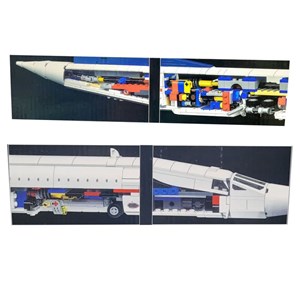 لگو کریتور جت مسافربری ایرباس کانکورد 2083 قطعه مدل 88015_اسباب بازی لگو