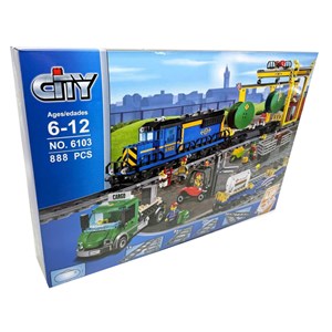 لگو سیتی قطار باری کنترلی 888 قطعه مدل Cityes 6103_اسباب بازی لگو