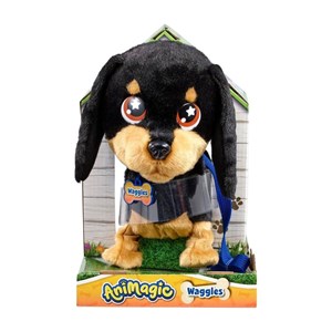 عروسک رباتیک هاپو مدل Goliath - Animagic - Waggles Dog Interactive Plush Toy_عروسک رباتیک