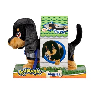 عروسک رباتیک هاپو مدل Goliath - Animagic - Waggles Dog Interactive Plush Toy_عروسک رباتیک