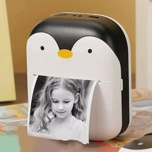 مینی پرینتر جیبی بدون نیاز به جوهر طرح پنگوئن_اسباب بازی دیجیتال و هوشمند
