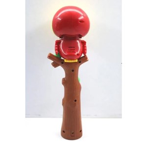 اسباب بازی حباب ساز موزیکال مدل طوطی قرمز bubble bird music light toy_اسباب بازی تفنگ