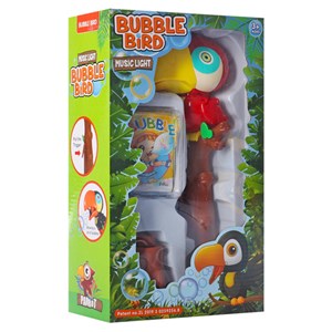 اسباب بازی حباب ساز موزیکال مدل طوطی قرمز bubble bird music light toy_اسباب بازی تفنگ