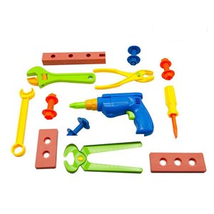 اسباب بازی ابزار چمدان چرخ دار درج توی Dorj Toy_اسباب بازی مشاغل
