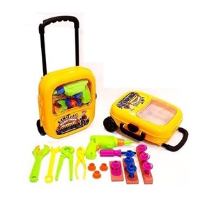 اسباب بازی ابزار چمدان چرخ دار درج توی Dorj Toy_اسباب بازی مشاغل