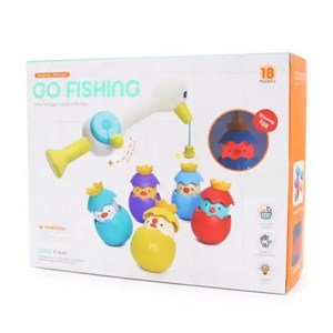 اسباب بازی حمام ماهیگیری مغناطیسی جوجه اردک 5 عددی_اسباب بازی نوزادی