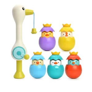 اسباب بازی حمام ماهیگیری مغناطیسی جوجه اردک 5 عددی_اسباب بازی نوزادی