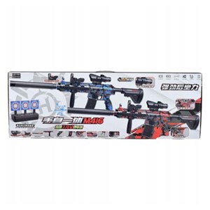 تفنگ اسباب بازی شارژی تیر ژله ای قرمز مدل CARBINE M416_اسباب بازی تفنگ