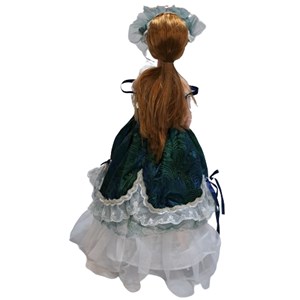 عروسک دخترانه پرنسس تمام مفصلی با لباس آبی_اسباب بازی عروسک دخترانه