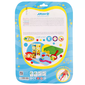 رنگ انگشتی آریا 3 رنگ Arya finger paint 3 colors_اسباب بازی علمی