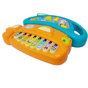 اسباب بازی ارگ آموزشی موزیکال طرح قارچ با آموزش صدای حیوانات Mushroom Piano Toy_اسباب بازی نوزادی