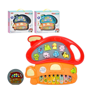 اسباب بازی ارگ آموزشی موزیکال طرح قارچ با آموزش صدای حیوانات Mushroom Piano Toy_اسباب بازی نوزادی