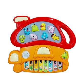 اسباب بازی ارگ آموزشی موزیکال طرح قارچ با آموزش صدای حیوانات Mushroom Piano Toy_اسباب بازی نوزادی