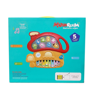 اسباب بازی ارگ آموزشی موزیکال طرح قارچ با آموزش صدای حیوانات Mushroom Piano Toy_اسباب بازی نوزادی