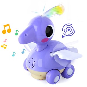 دایناسور موزیکال هولی تویز بنفش مدل Hola Toys 6110_اسباب بازی نوزادی