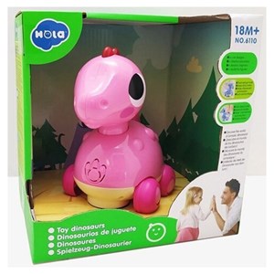دایناسور موزیکال هولی تویز صورتی مدل Hola Toys 6110_اسباب بازی نوزادی