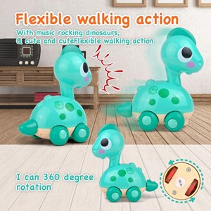 دایناسور موزیکال هولی تویز آبی مدل Hola Toys 6110_اسباب بازی نوزادی