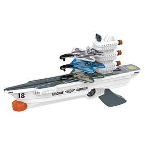 تفنگ اسباب بازی هواپیما پرتابی 2 کاره طرح ناو جنگی مدل 030_اسباب بازی تفنگ