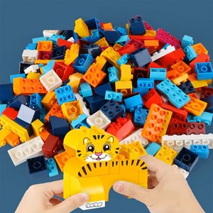 لگو دوپلو اسمونو 136 قطعه مدل اتوبوس حیوانات smoneo رنگ صورتی_اسباب بازی لگو