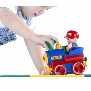 اسباب بازی قطار با ریل و آدمک تولو مدل 89905 Tolo First Friend Train_اسباب بازی نوزادی