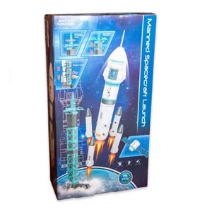 اسباب بازی سکوی پرتاب موشک فضاپیما همراه با فیگور فضانورد SPACE MISSON_اسباب بازی اکشن فیگور