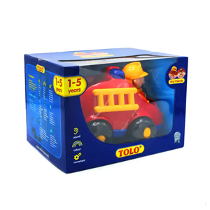 اسباب بازی ماشین آتش نشانی با آتش نشان تولو مدل87477 Tolo First Friends Fire Engine_اسباب بازی نوزادی