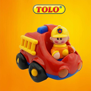 اسباب بازی ماشین آتش نشانی با آتش نشان تولو مدل87477 Tolo First Friends Fire Engine_اسباب بازی نوزادی